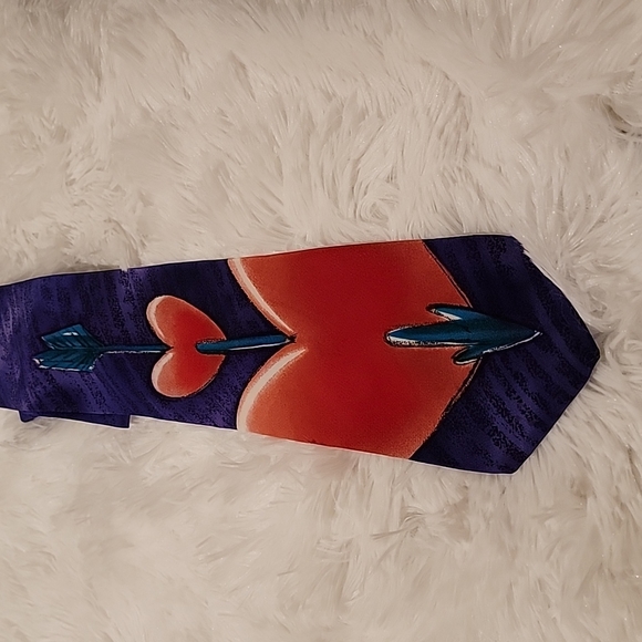 THE BEATLES 100% Silk tie "PS I love You" tie. - Picture 2 of 6